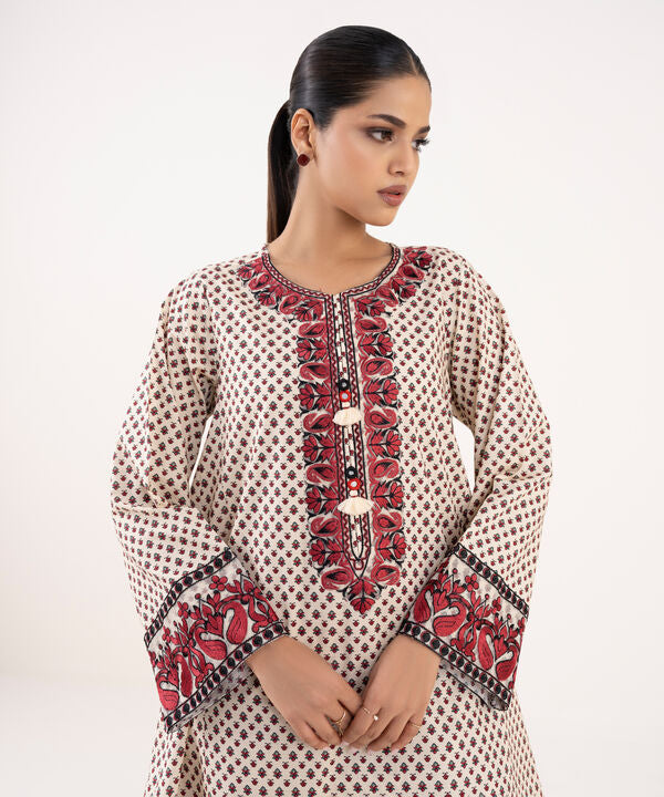 Embroidered Cambric Shirt