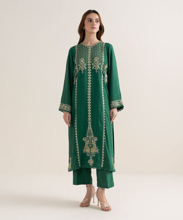 Embroidered Viscose Shirt