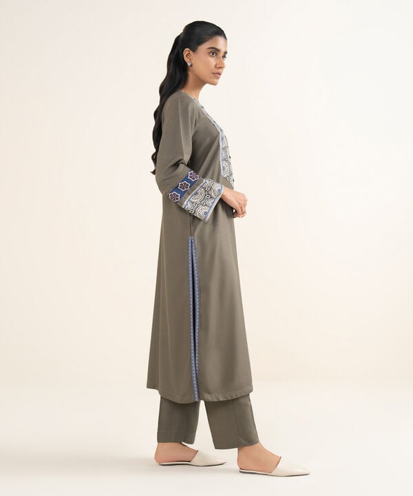 Solid Arabic Khaddar Shirt