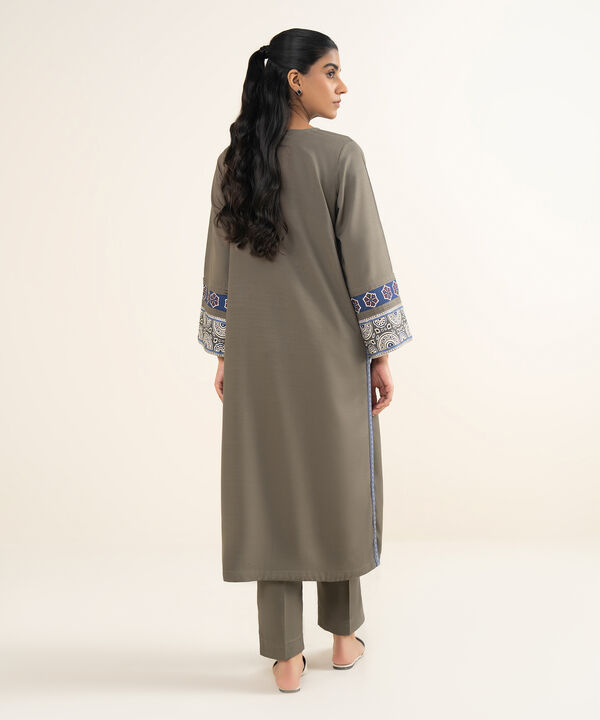 Solid Arabic Khaddar Shirt