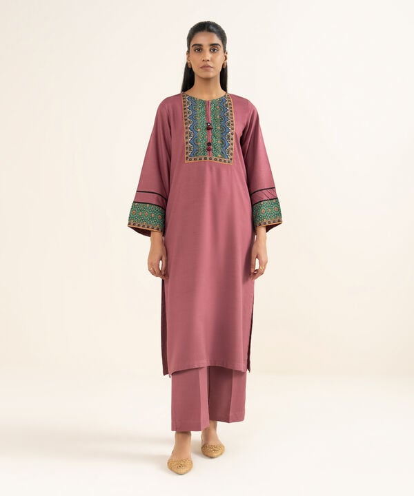 Solid Arabic Khaddar Shirt