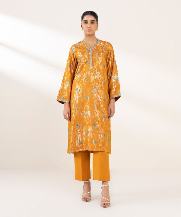 Embroidered Jacquard Shirt