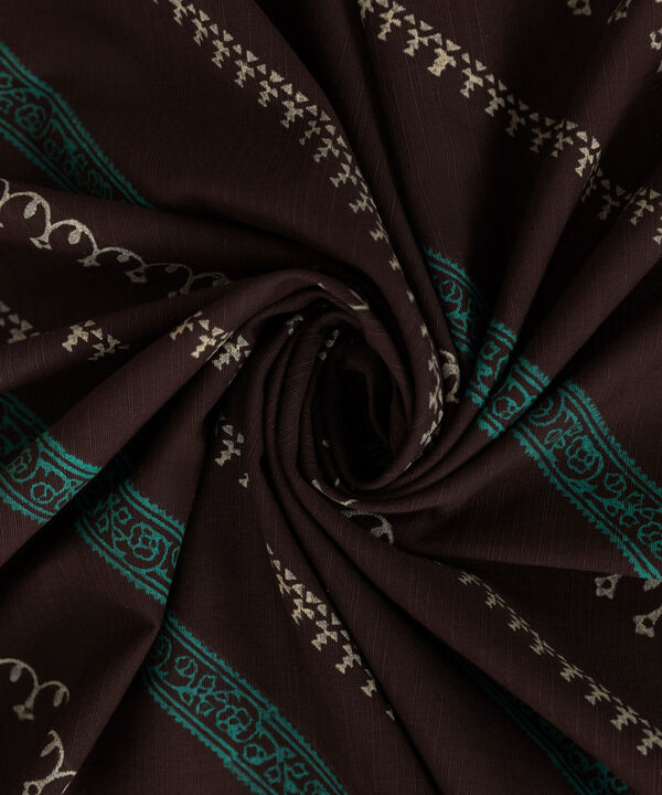Block Printed Khaddar Dupatta