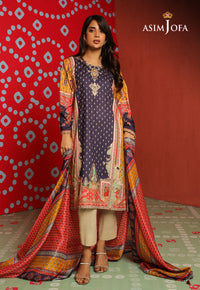 Ajso-148 Unstitched 2 Pcs Shirt Dupatta