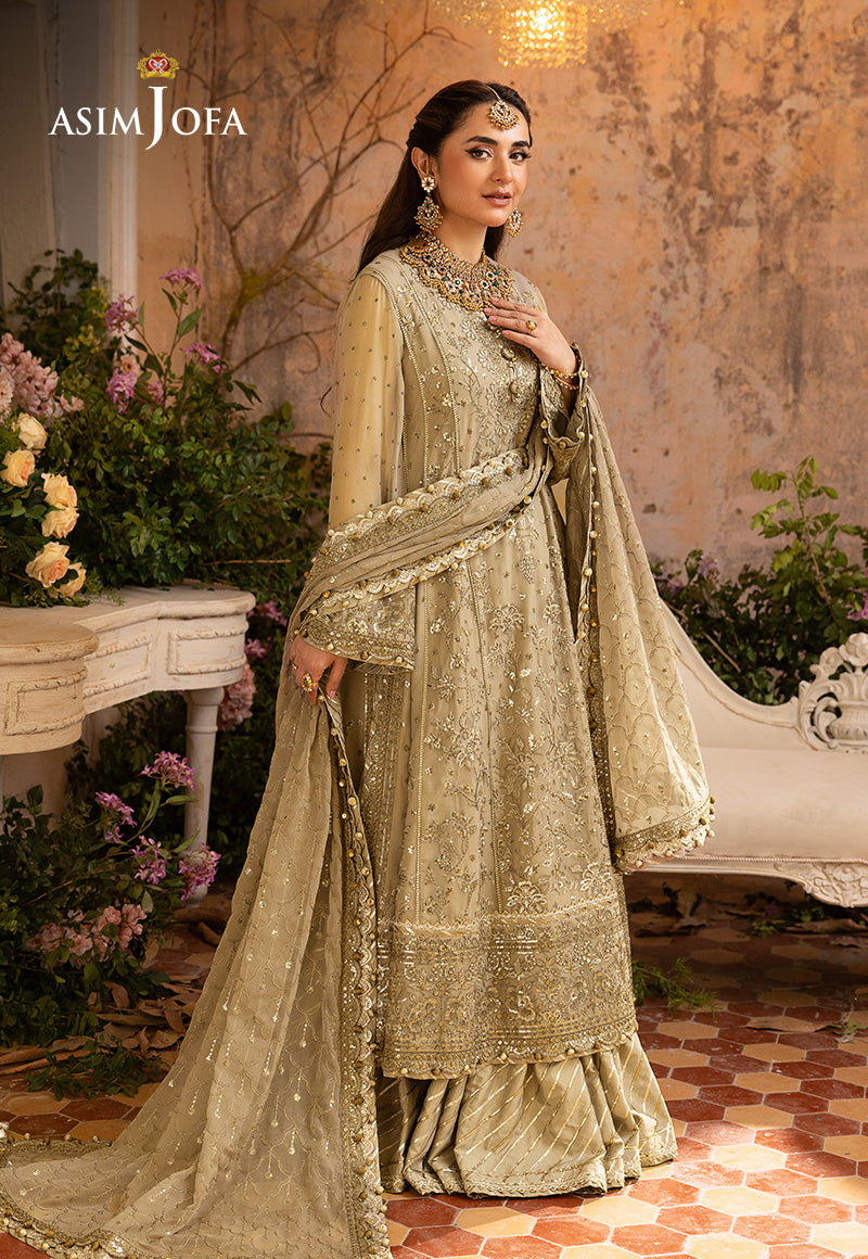 Ajso-102 Unstitched 2 Pcs Shirt Dupatta