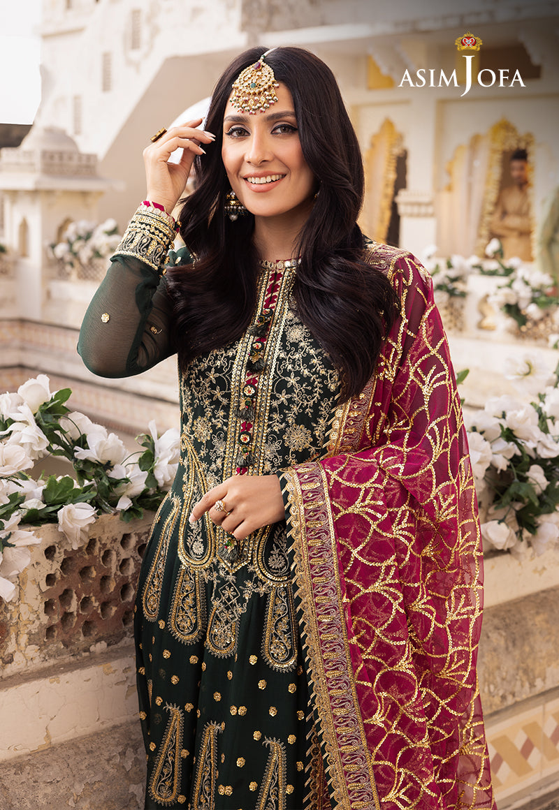 AJSH-11 EMBROIDERED CHIFFON 3 PCS