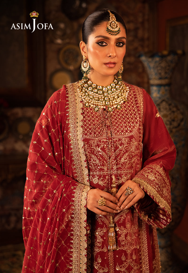 AJMMD-10-XS EMBROIDERED VELVET 3 PCS