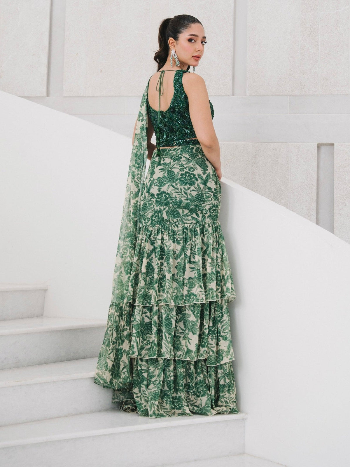 Sia Ruffle Sari