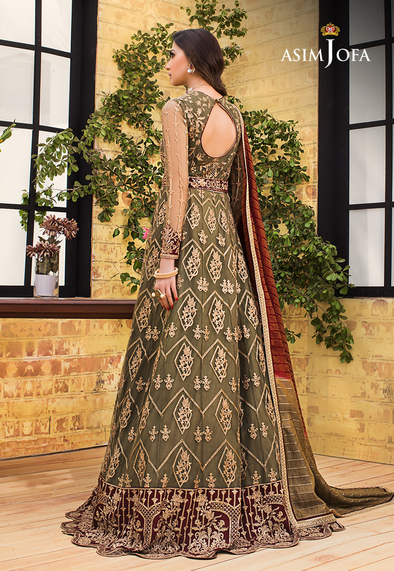 AJLED-06 EMBROIDERED STITCHED 3 PCS