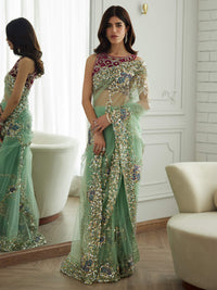 BLOUSE, SARI & PETICOAT