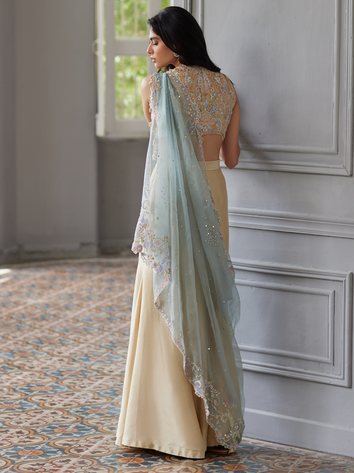 Garima, Skirt & Draped Dupatta