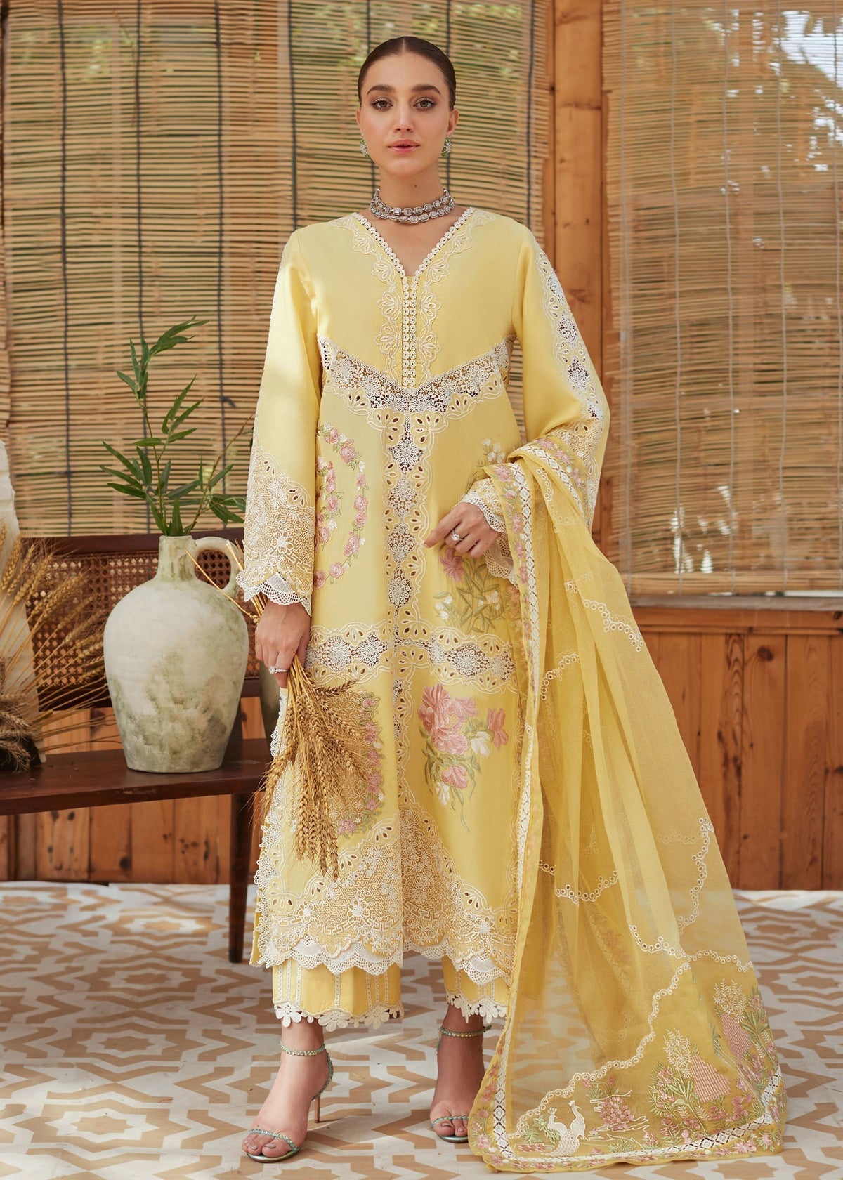 Under the Tuscan Sun Style — Mairaz Canary Lawn Suit