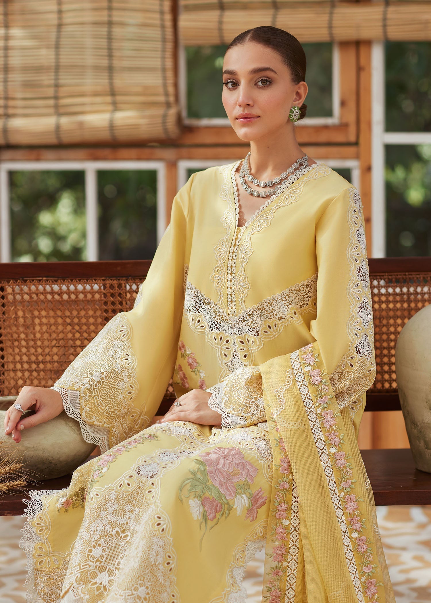 Under the Tuscan Sun Style — Mairaz Canary Lawn Suit