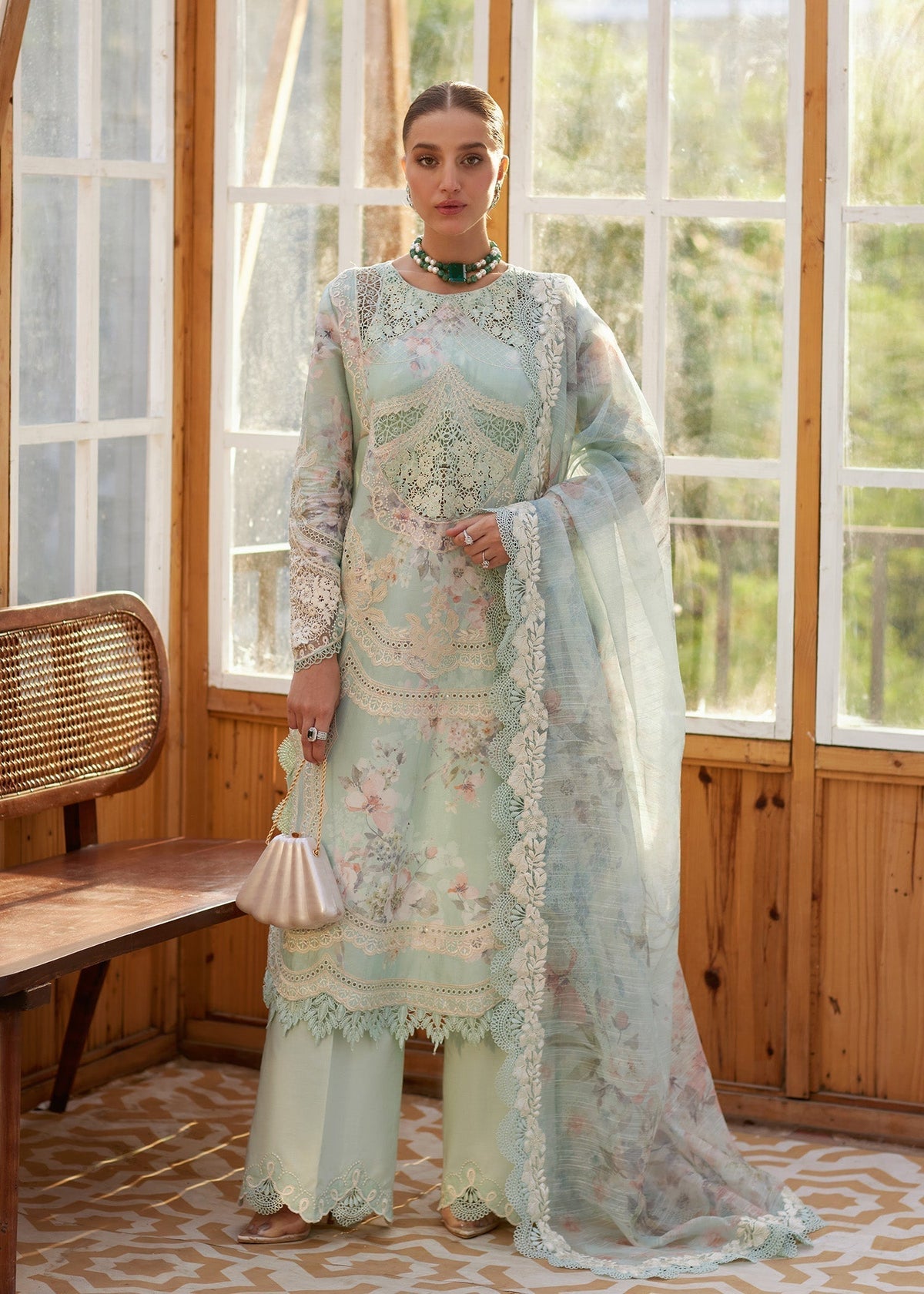 Dream in Print Style — Mairaz Celeste Lawn Suit