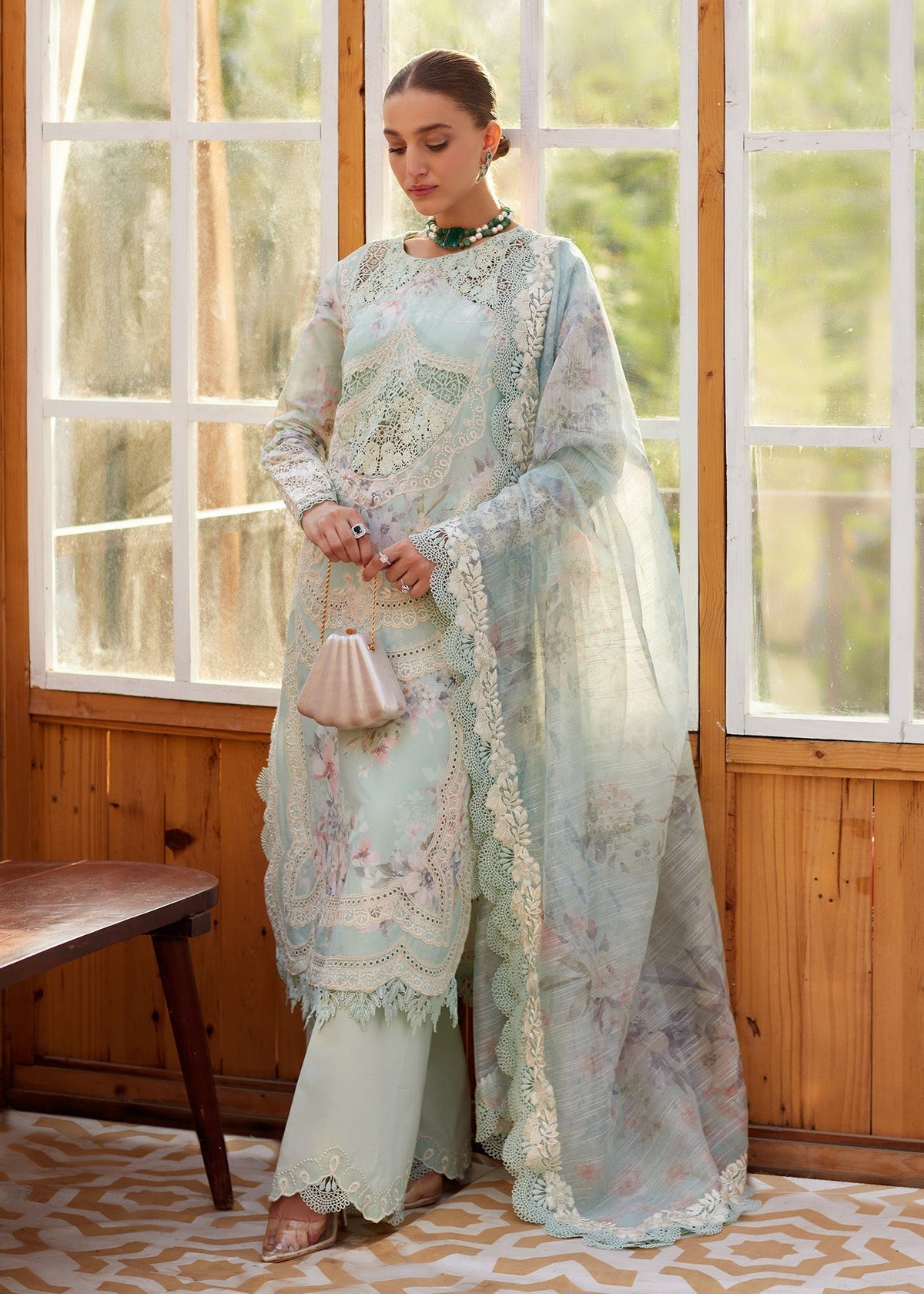 Dream in Print Style — Mairaz Celeste Lawn Suit