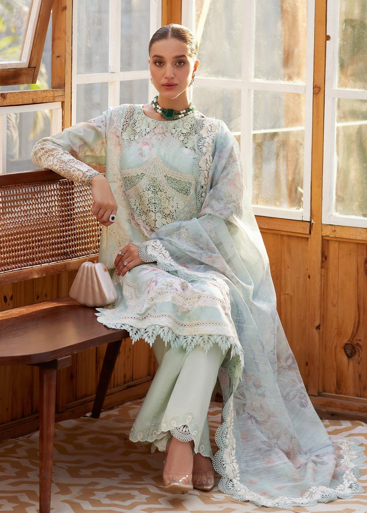 Dream in Print Style — Mairaz Celeste Lawn Suit