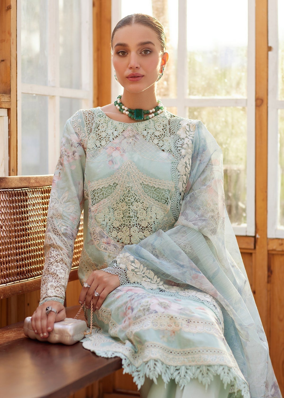 Dream in Print Style — Mairaz Celeste Lawn Suit