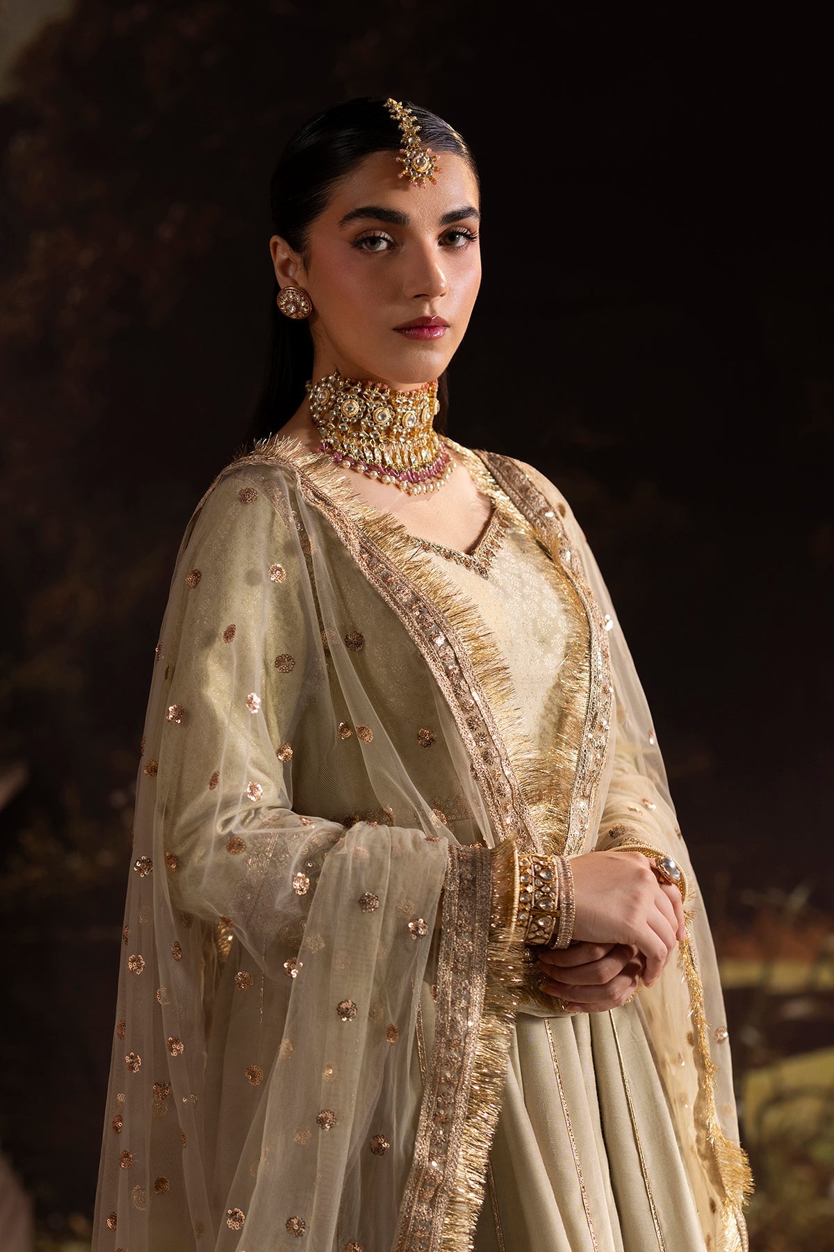 3-PC Stitched Embroidered Raw silk CMA-6-455