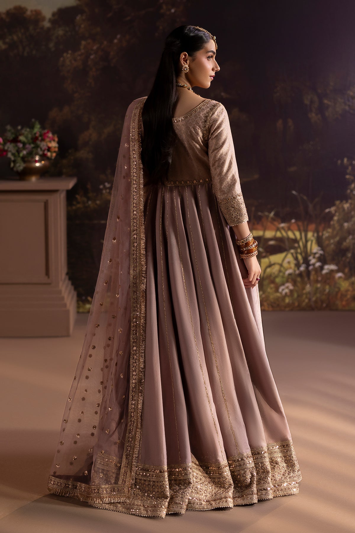 3-PC Stitched Embroidered Raw silk CMA-6-456