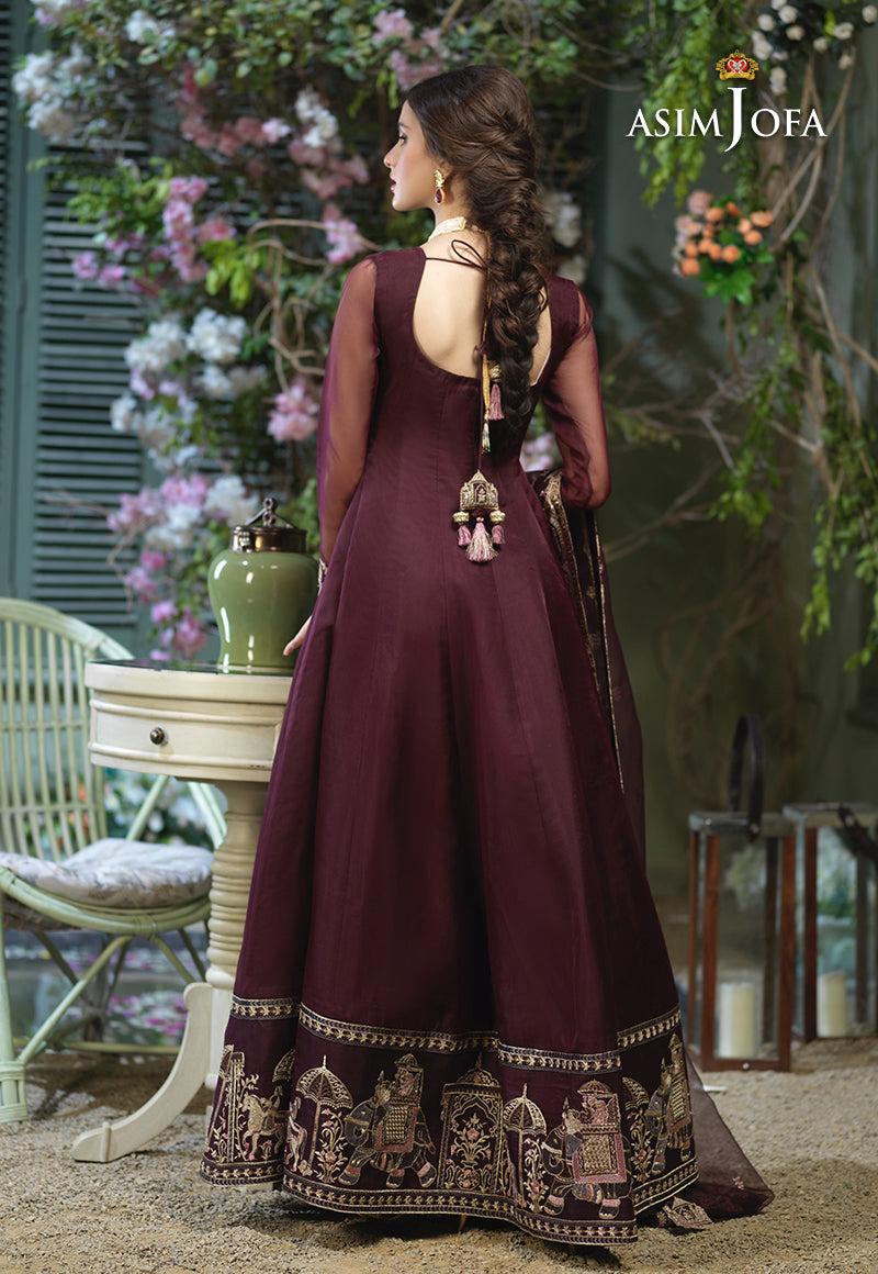 AJFC-50 EMBROIDERED ORGANZA 3 PCS