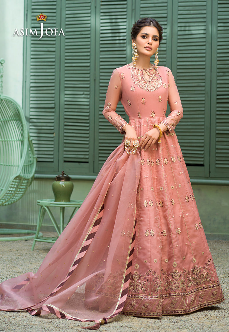 AJFC-40 EMBROIDERED ORGANZA 3 PCS