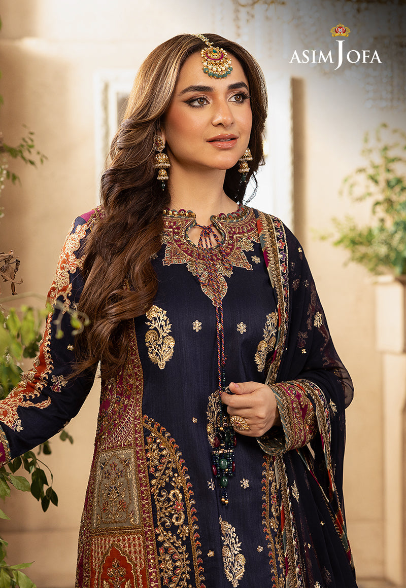 AJNB-08 EMBROIDERED SILK 3 PCS