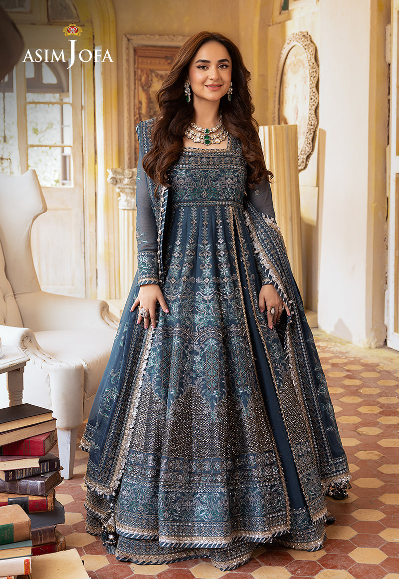 AJNB-02 EMBROIDERED CHIFFON 3 PCS