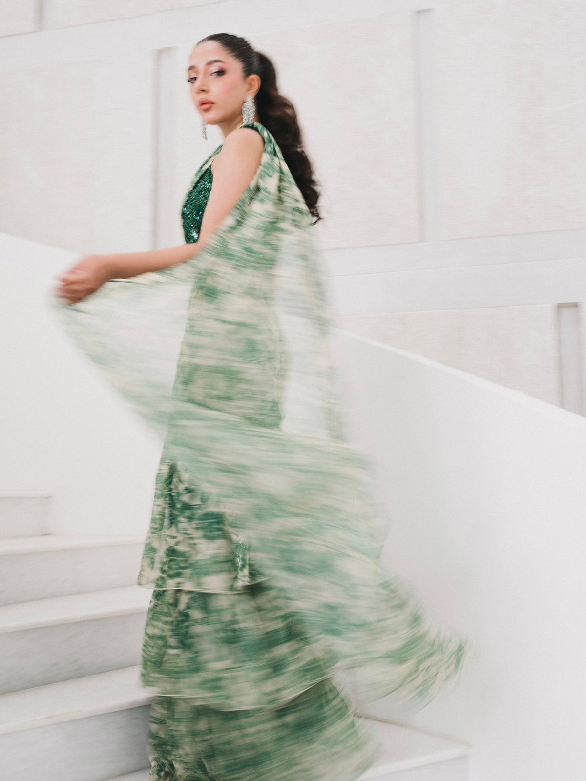 Sia Ruffle Sari