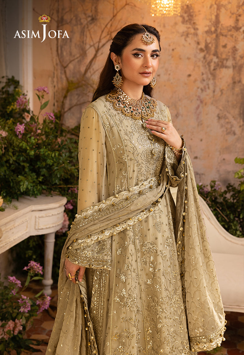 Ajso-102 Unstitched 2 Pcs Shirt Dupatta