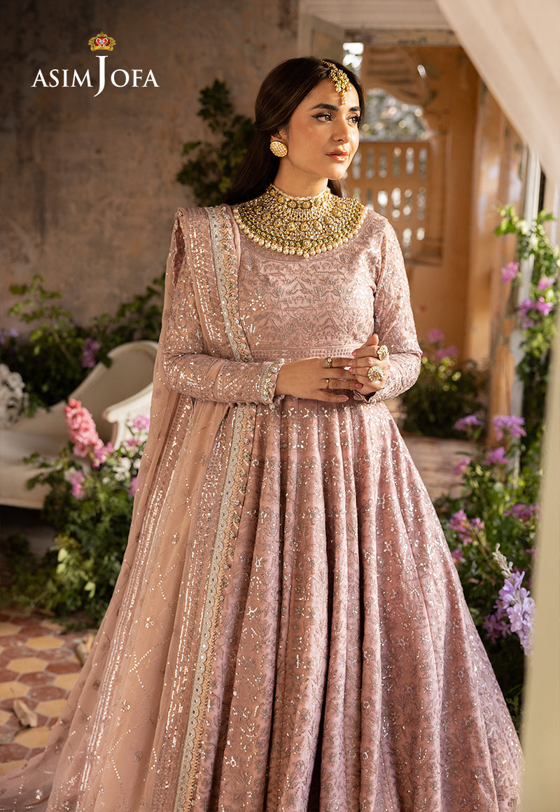 Ajso-170 Unstitched 3 Pcs Shirt Dupatta Trouser