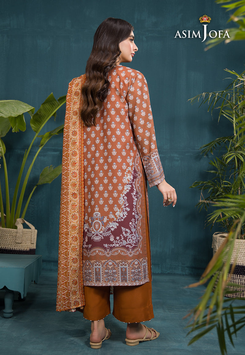 Ajgr-14 Printed Swiss Lawn 3 Pcs