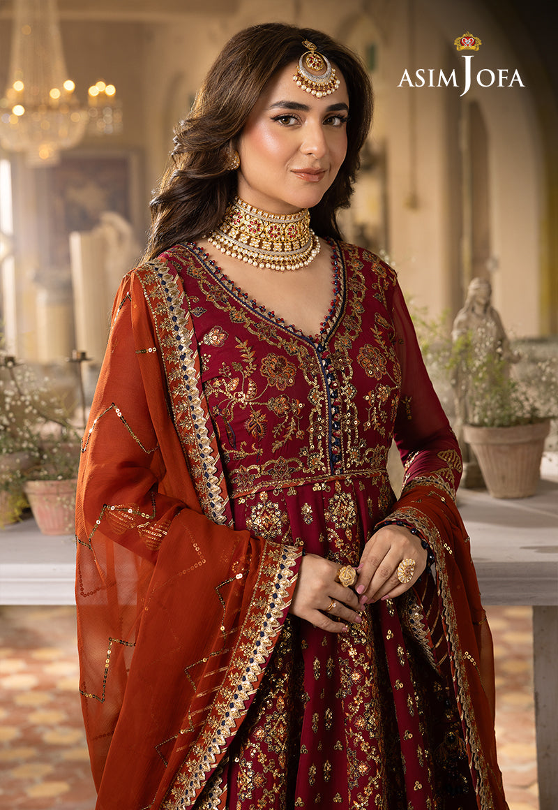AJNB-10 EMBROIDERED CHIFFON 3 PCS