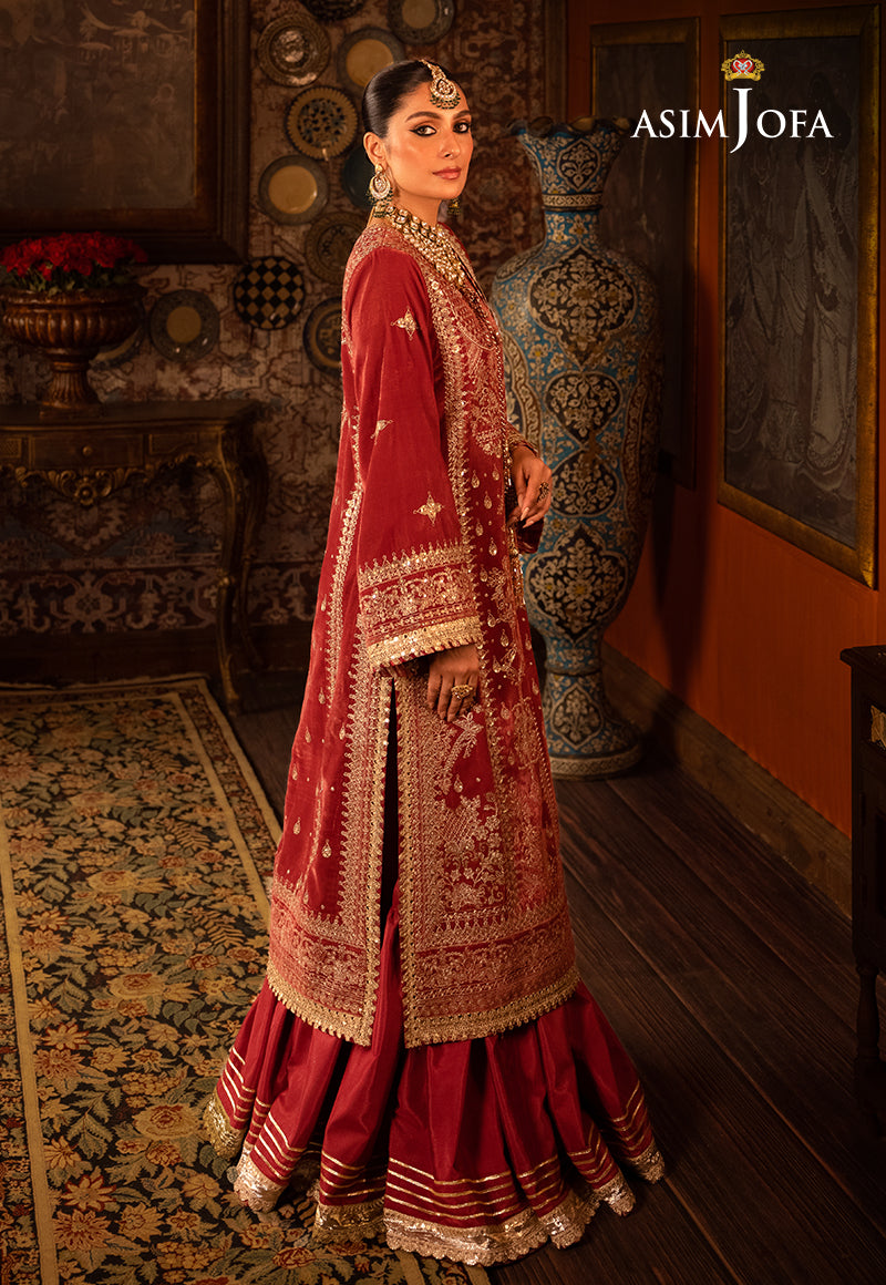 AJMMD-10-XS EMBROIDERED VELVET 3 PCS
