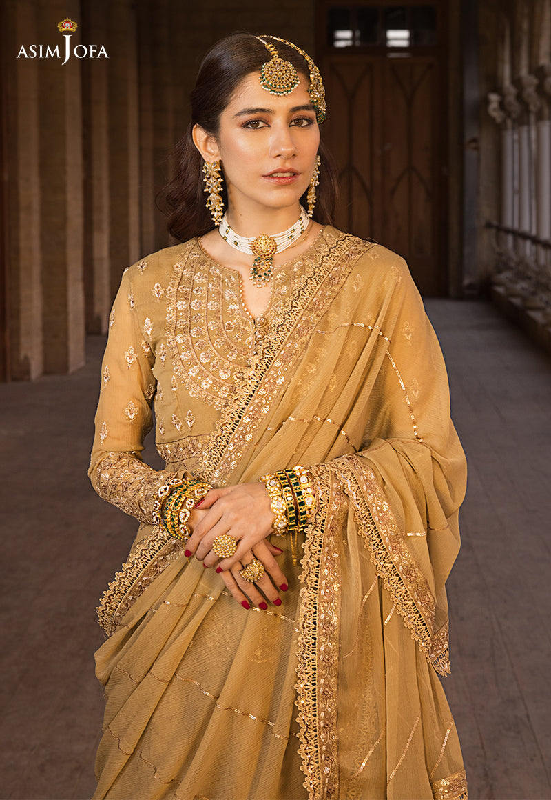 AJMQ-11 EMBROIDERED CHIFFON 3 PCS