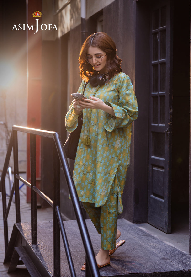 AJPBD-08-XS PRINTED LAWN 2 PCS