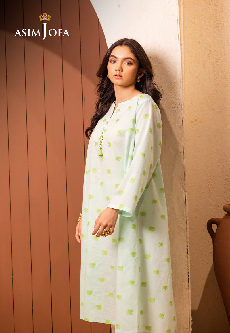 Ajso-91 Unstitched 2 Pcs Shirt Dupatta