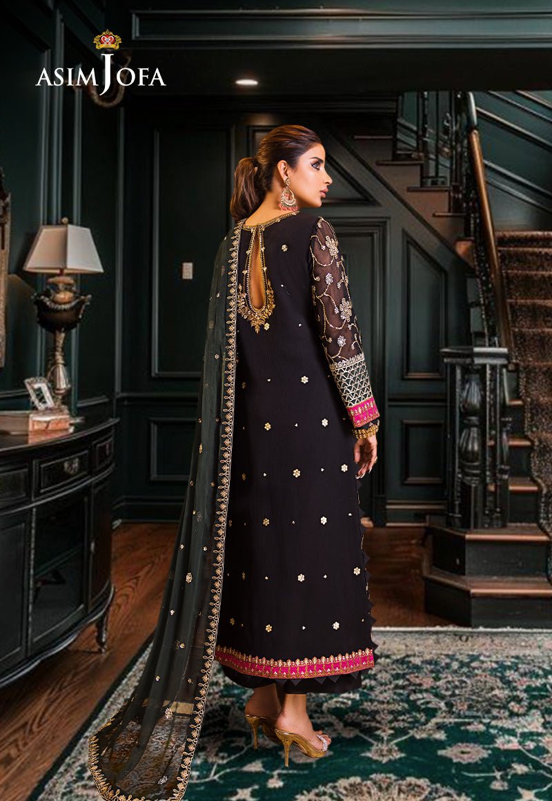 AJSM-07 EMBROIDERED CHIFFON 3 PCS