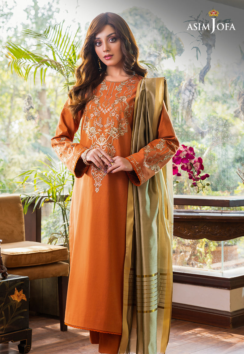 AJPE-33 (2-PC) EMBROIDERED CAMBRIC 2 PCS