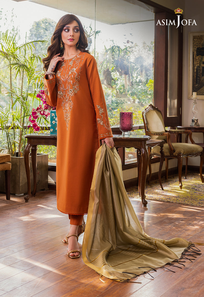 AJPE-33 (2-PC) EMBROIDERED CAMBRIC 2 PCS