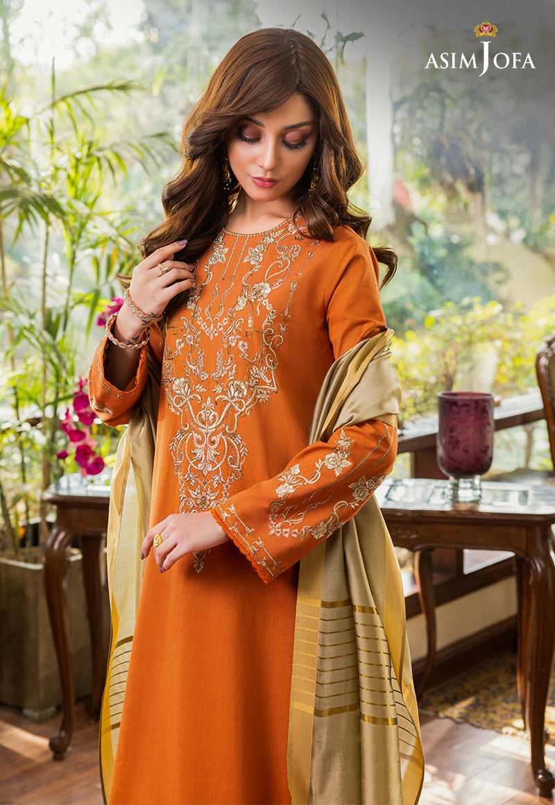 AJPE-33 (2-PC) EMBROIDERED CAMBRIC 2 PCS
