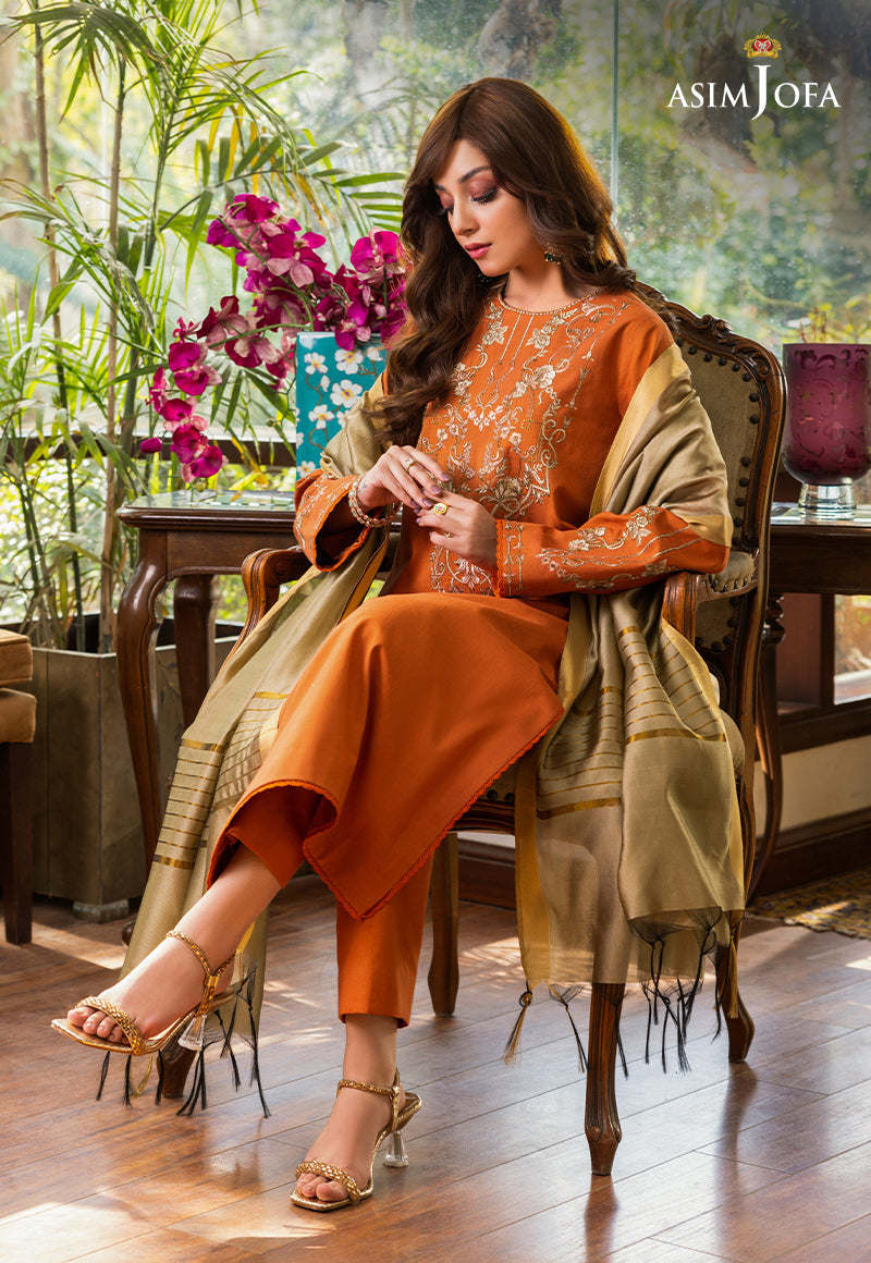 AJPE-33 (2-PC) EMBROIDERED CAMBRIC 2 PCS