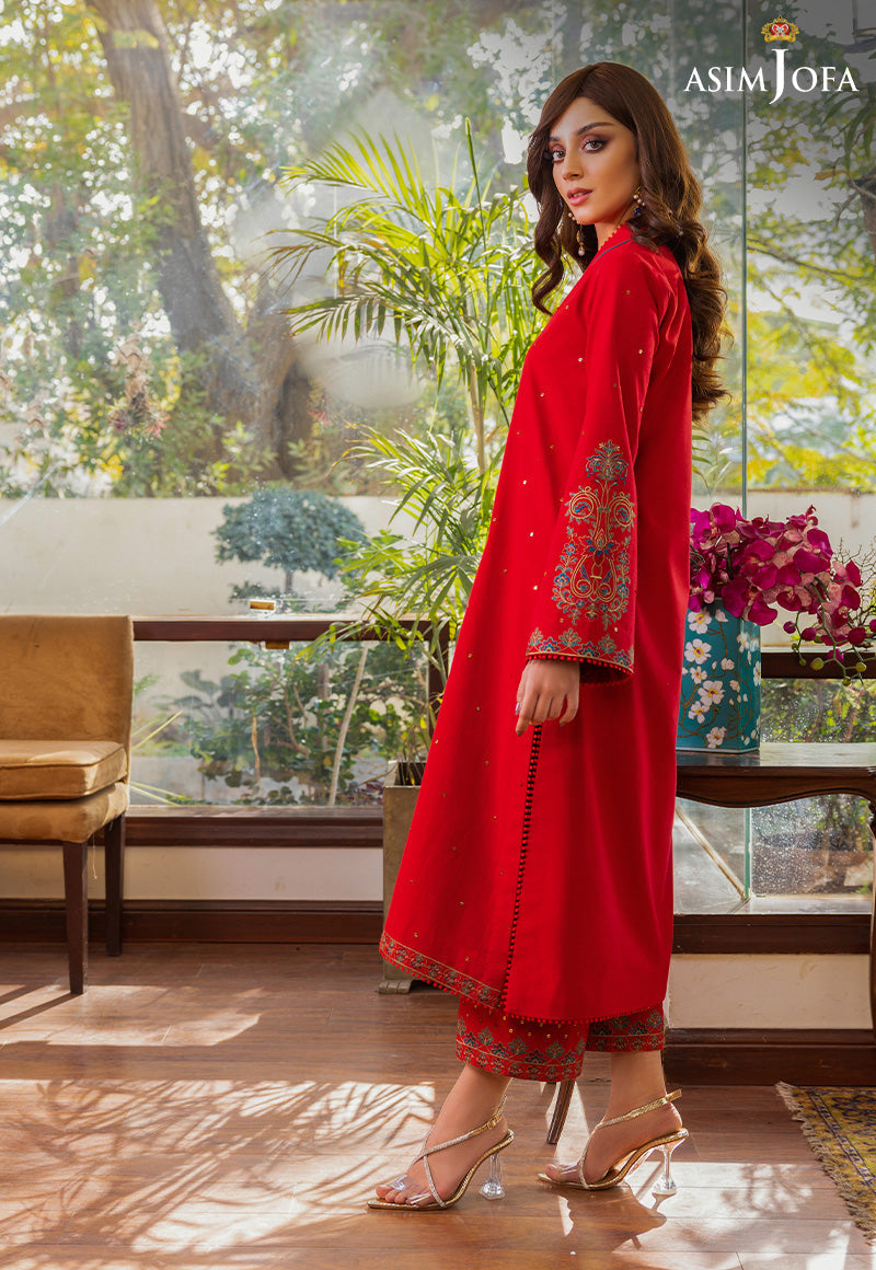 AJPE-43 (2-PC) EMBROIDERED CAMBRIC 2 PCS