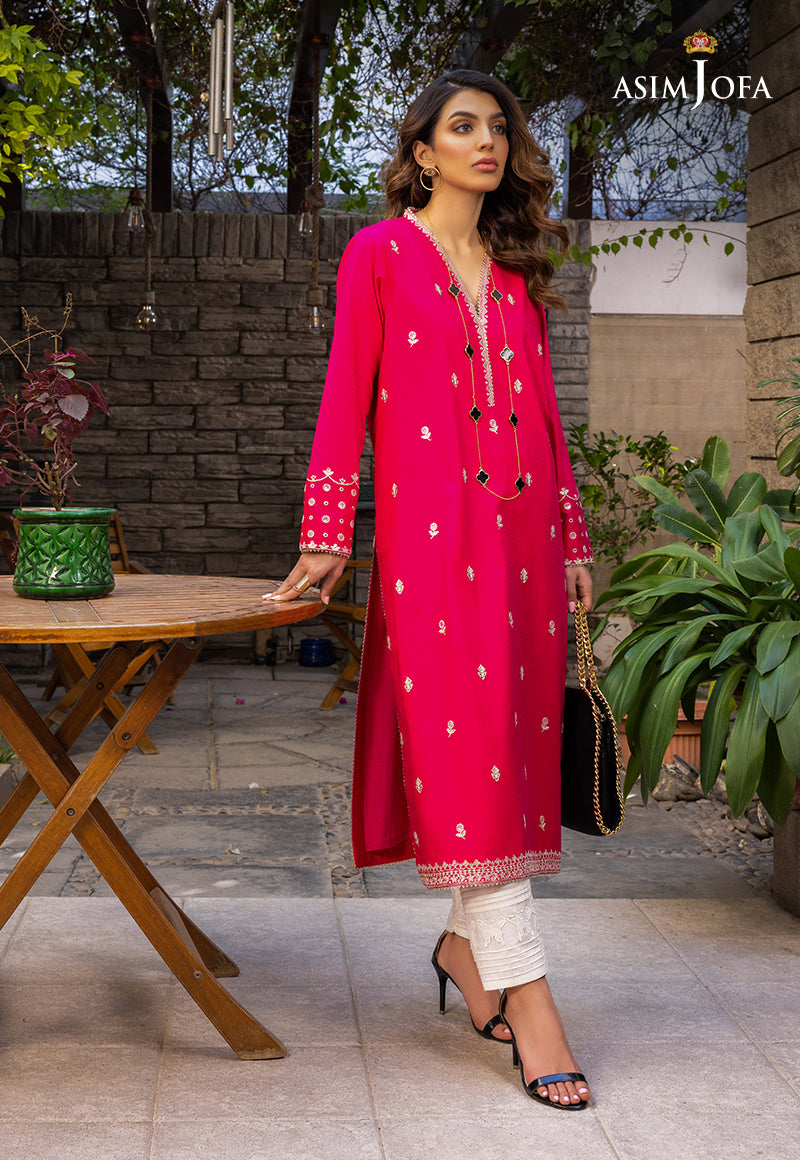AJPB-152 PRINTED JACQUARD STITCHED 2 PCS