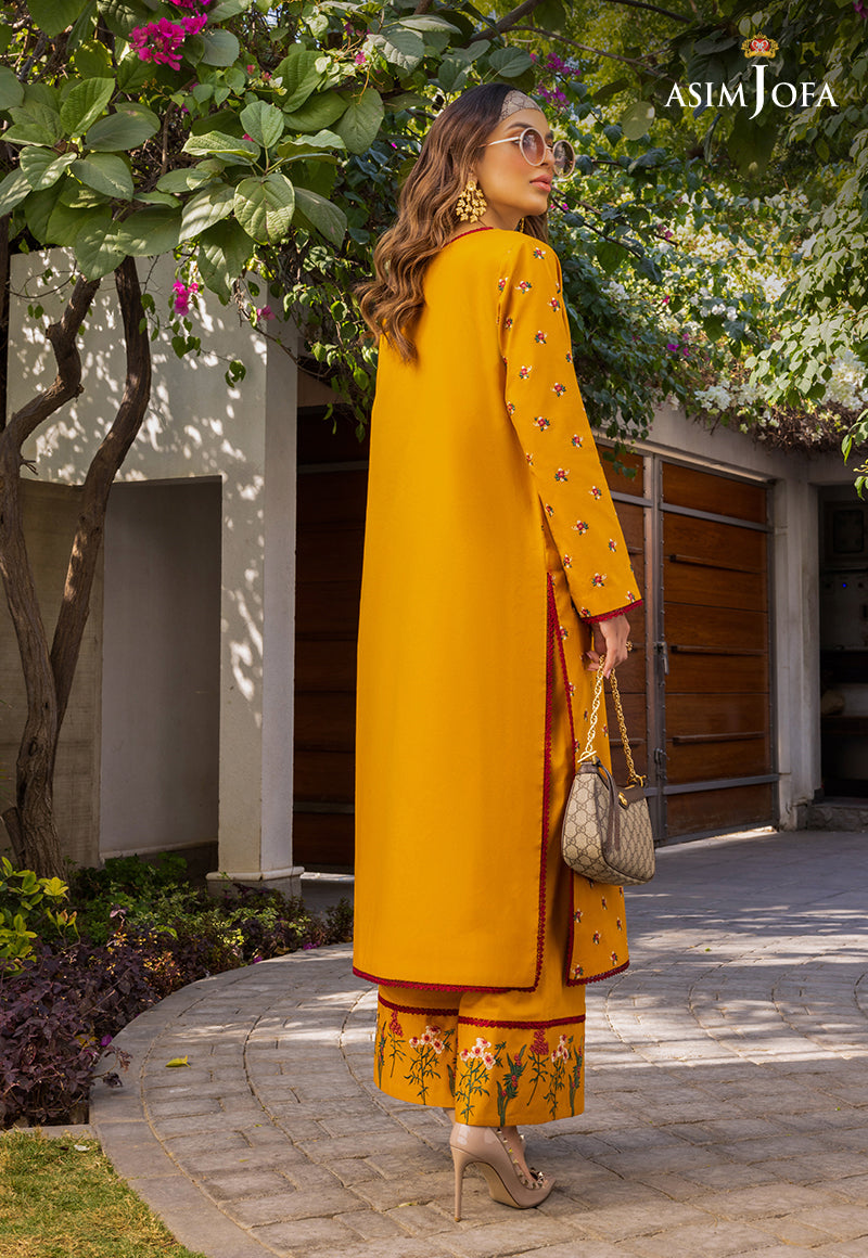 AJPB-158 PRINTED ARABIC LAWN STITCHED 3 PCS