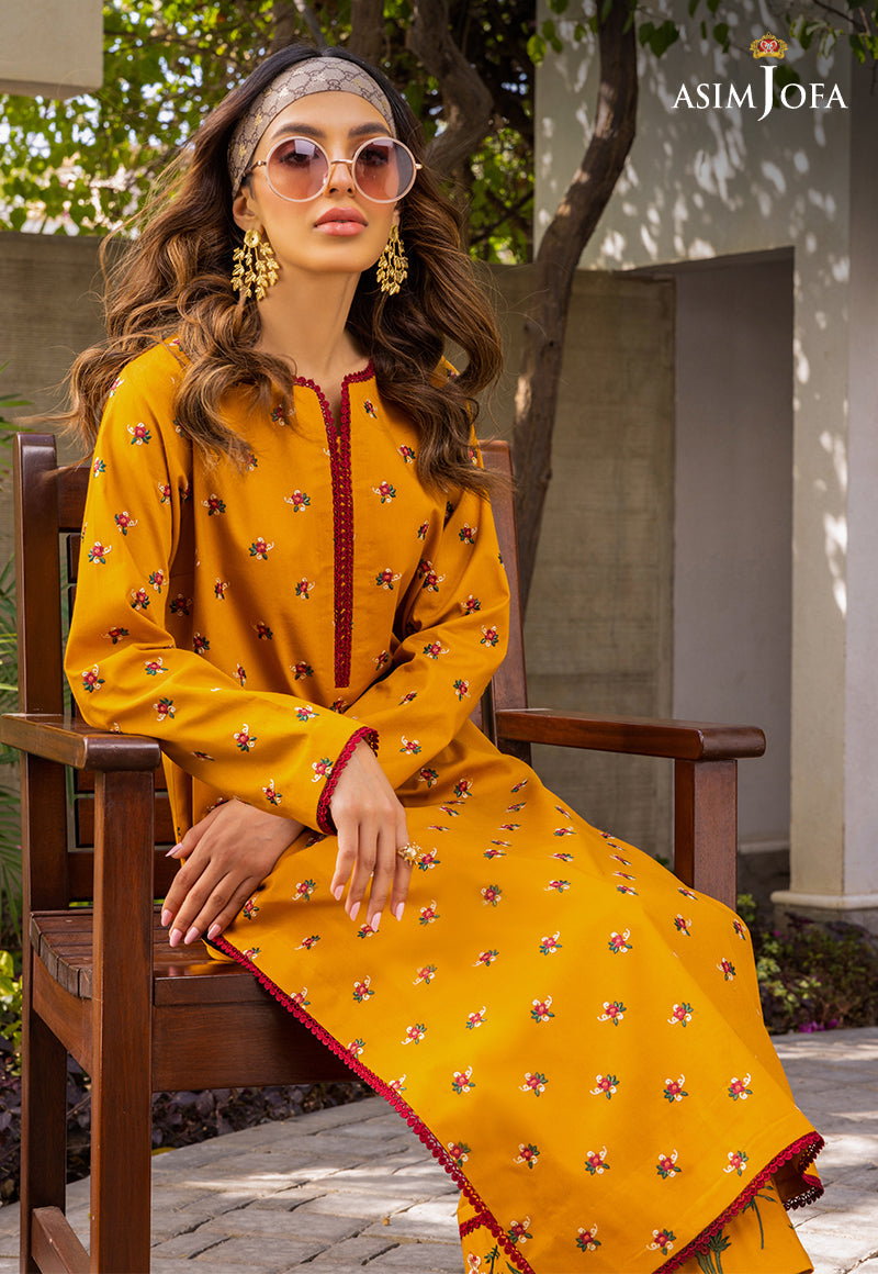 AJPE-12 (2-PC) EMBROIDERED CAMBRIC 2 PCS