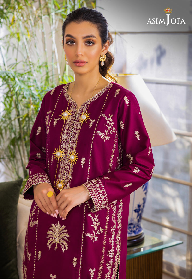 AJPE-18 (2-PC) EMBROIDERED CAMBRIC 2 PCS