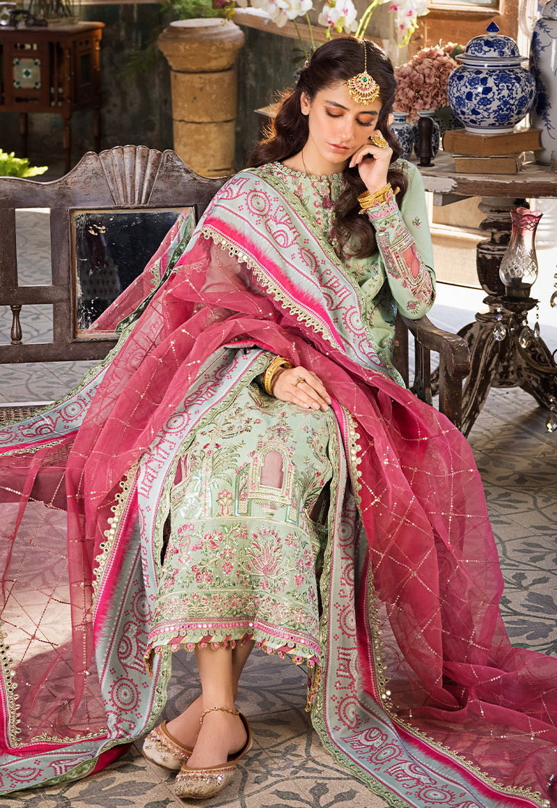 AJLR-10 EMBROIDERED LAWN 3 PCS