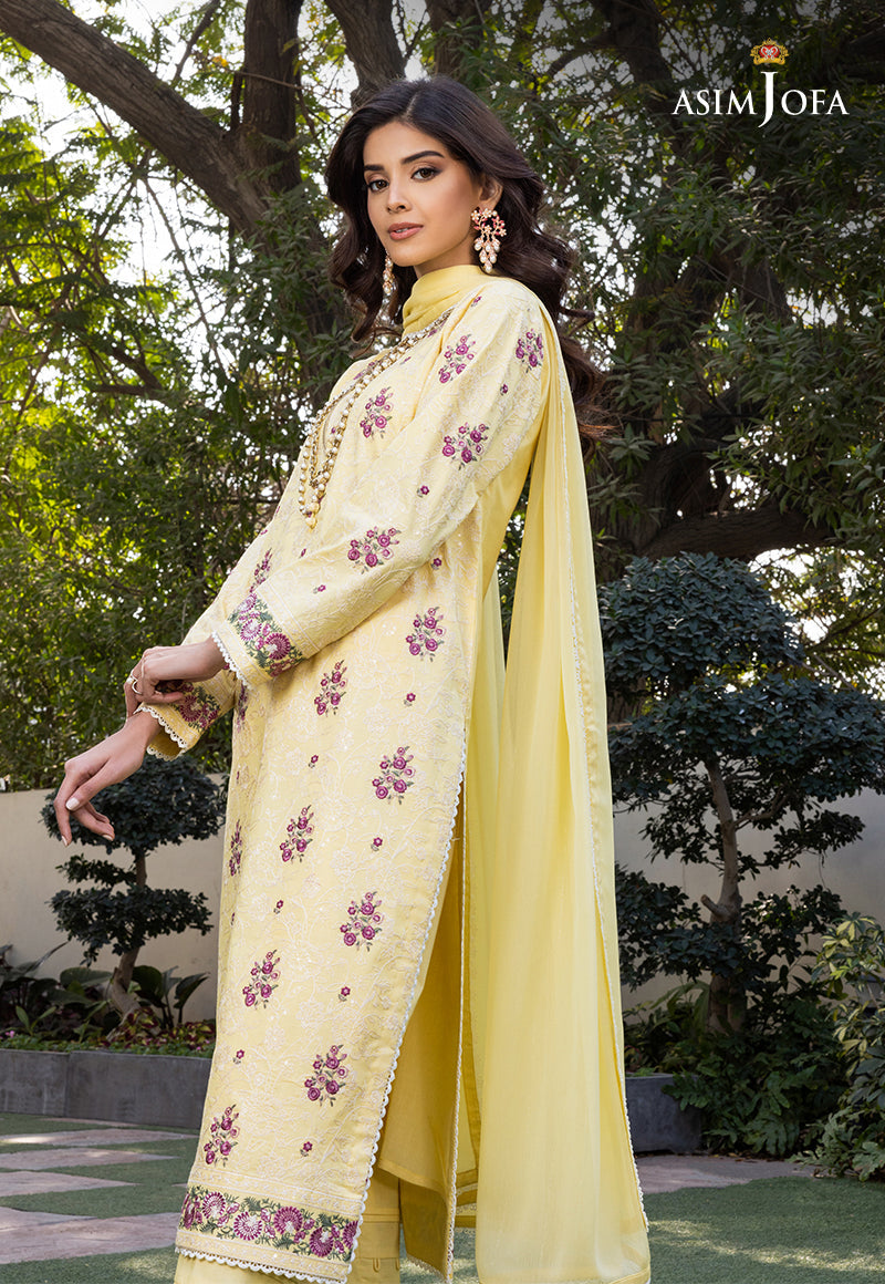 AJPE-10 (3-PC) EMBROIDERED CAMBRIC 3 PCS