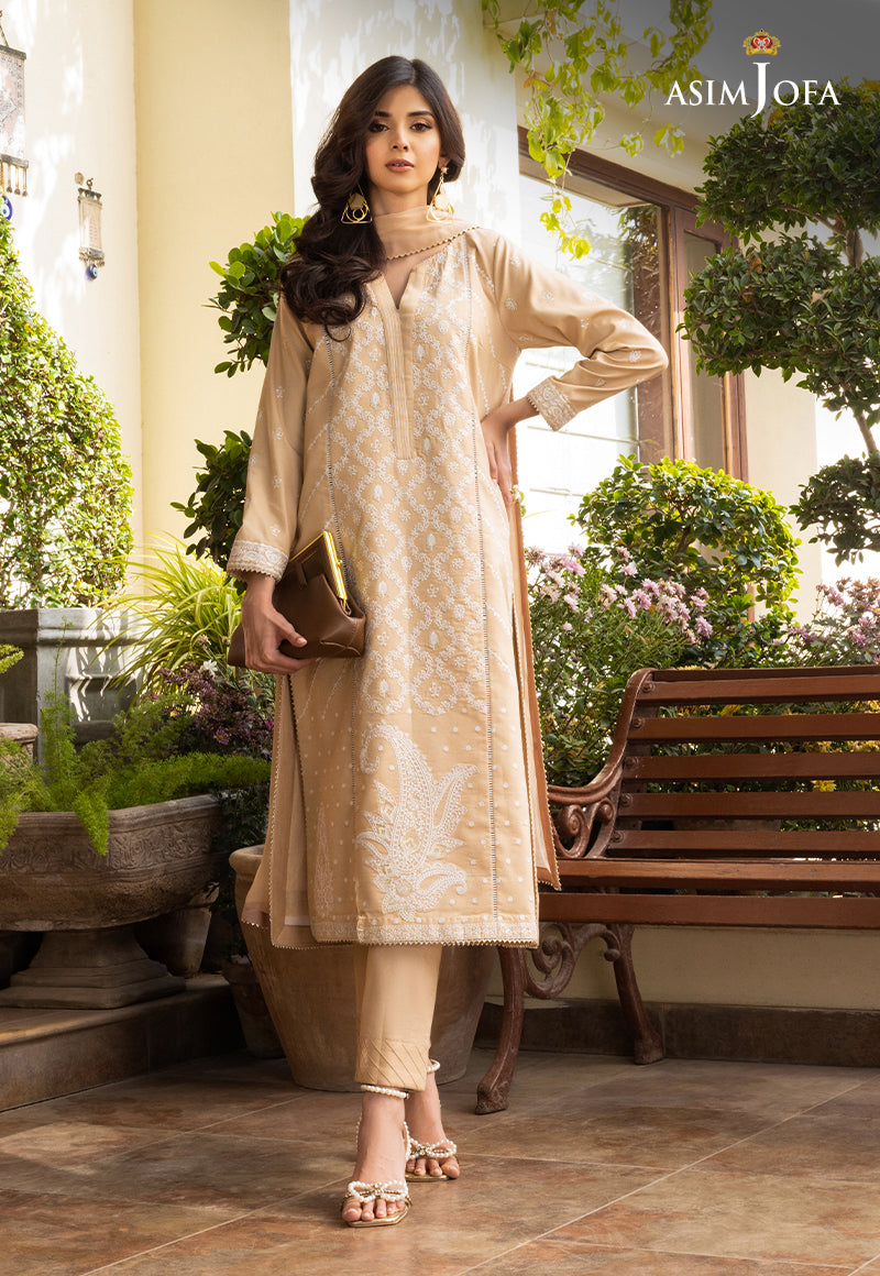 AJPE-16 (3-PC) EMBROIDERED CAMBRIC 3 PCS