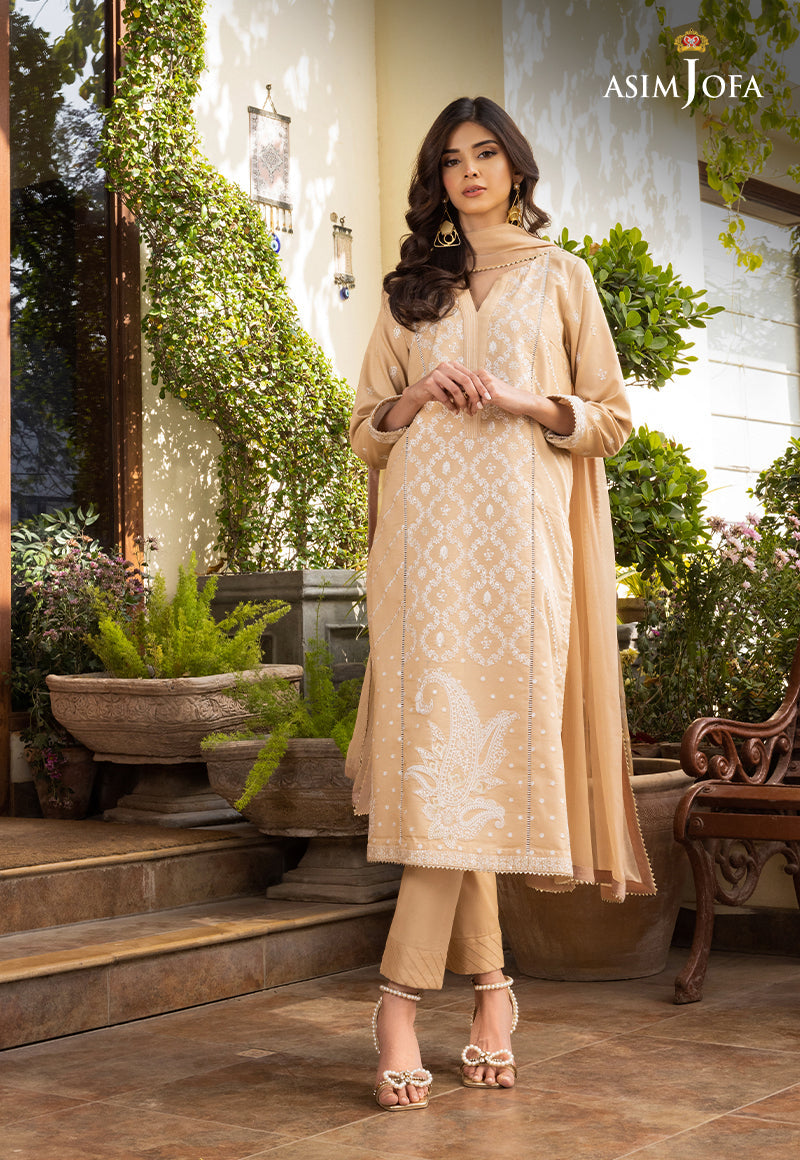 AJPE-16 (3-PC) EMBROIDERED CAMBRIC 3 PCS